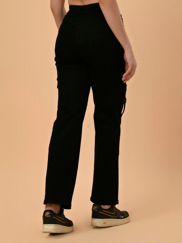 ALBION PREMIUIM LOTUS BLACK JEANS