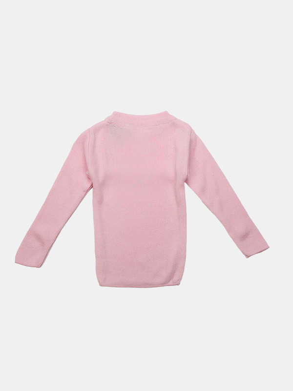Albion Kids Girls Pink Pullover