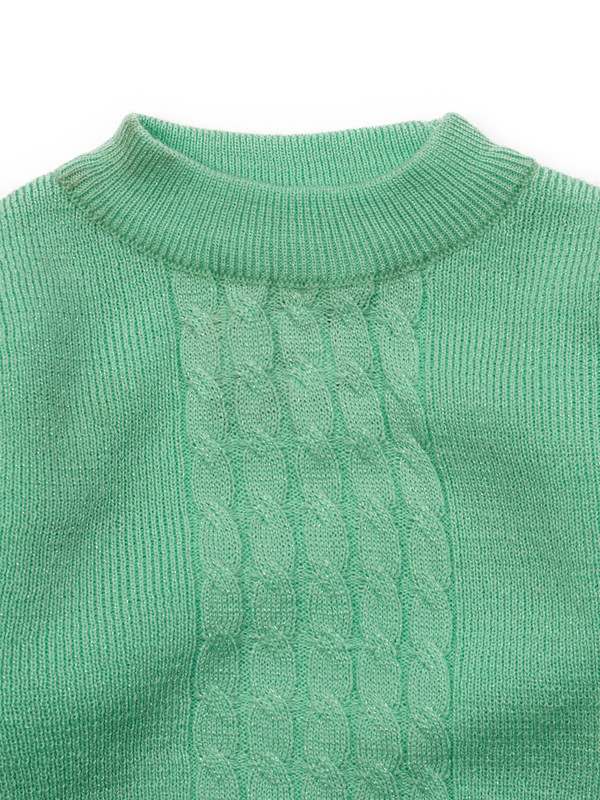 Albion Kids Girls Aqua Green Pullover