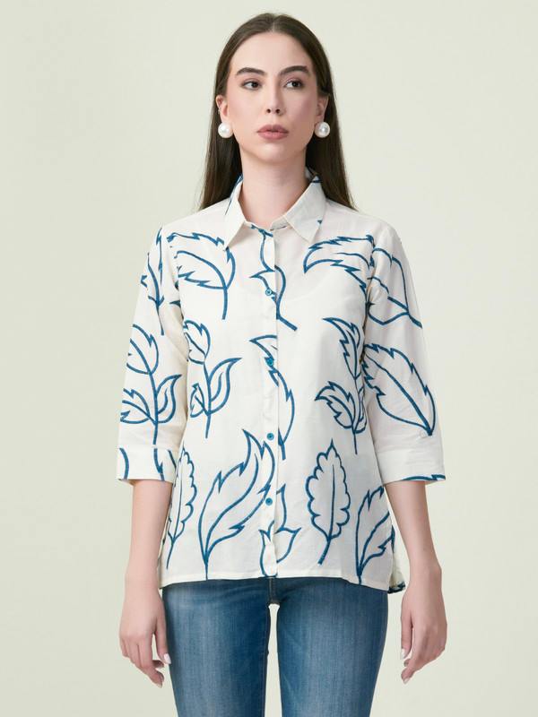 Albion Premium Ladies Mns Off White Shirt
