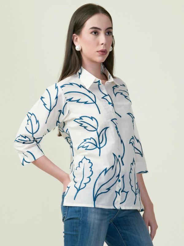Albion Premium Ladies Mns Off White Shirt