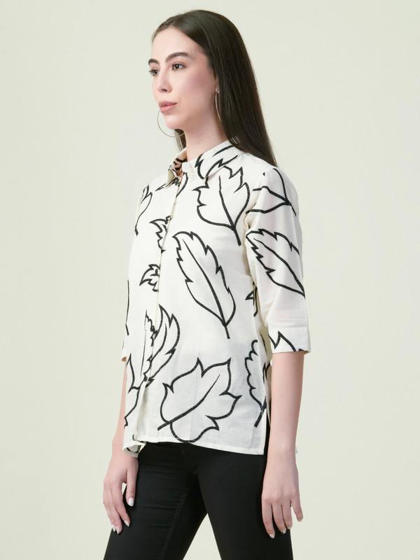 Albion Premium Ladies Mns Off White Shirt