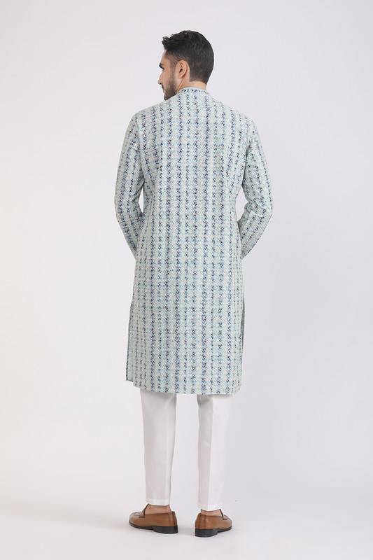 Albion Mens Primume Ferozi Kurta Pyjama