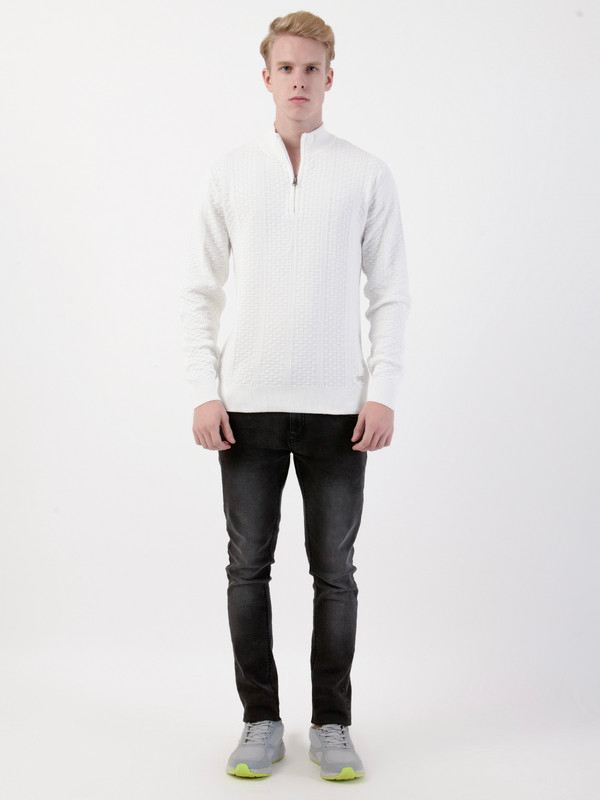 Albion Mens White Pullover