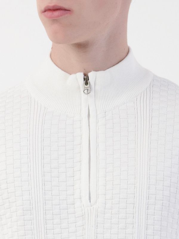 Albion Mens White Pullover