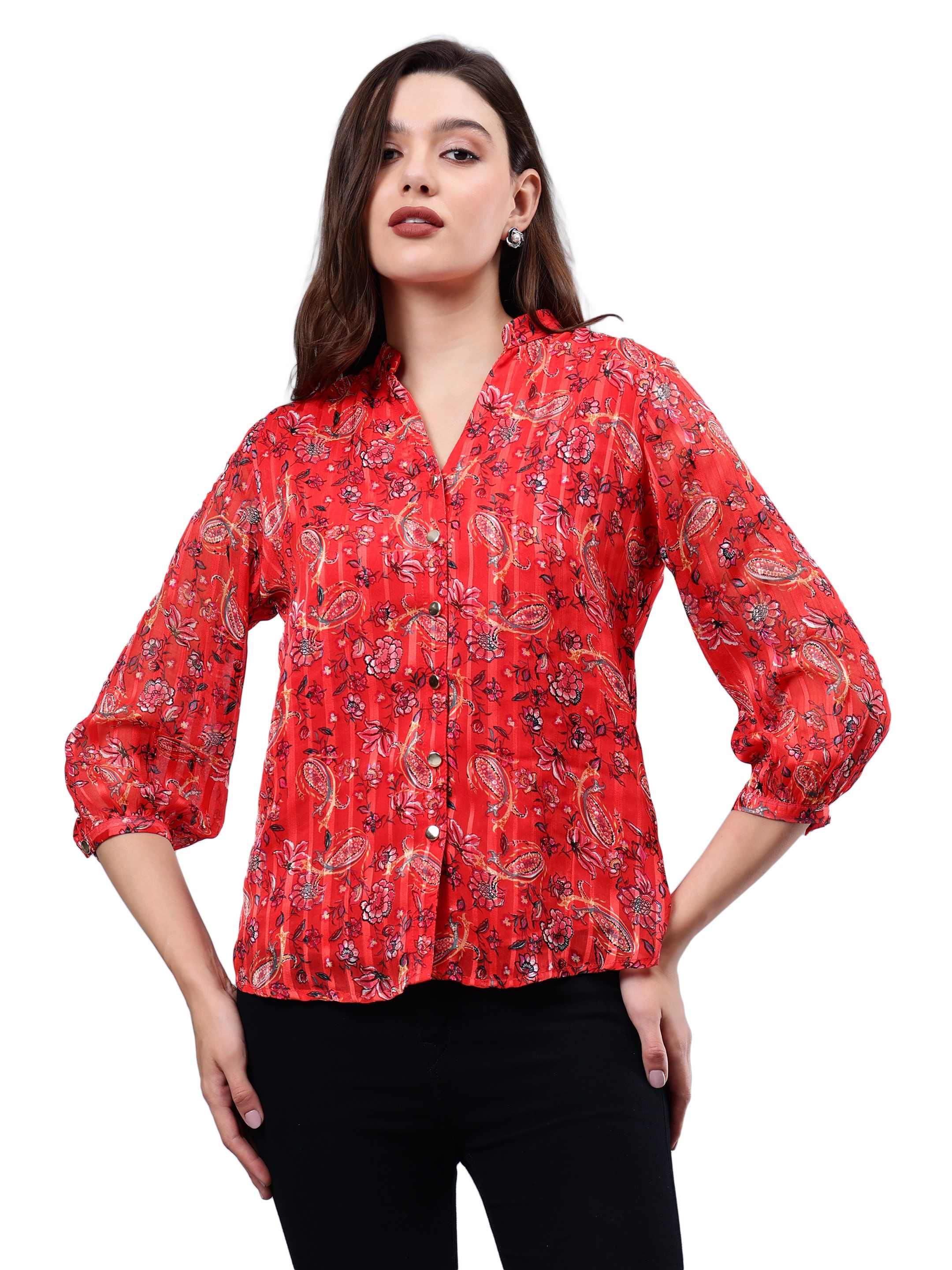 Albion Women Red Shirt