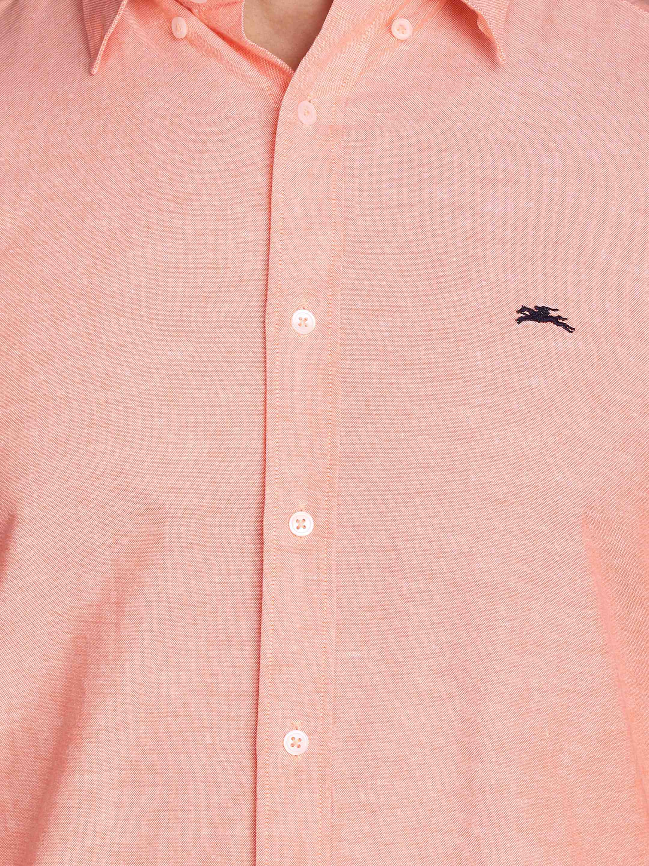 Albion Mens Cafe Orange Shirt F/S