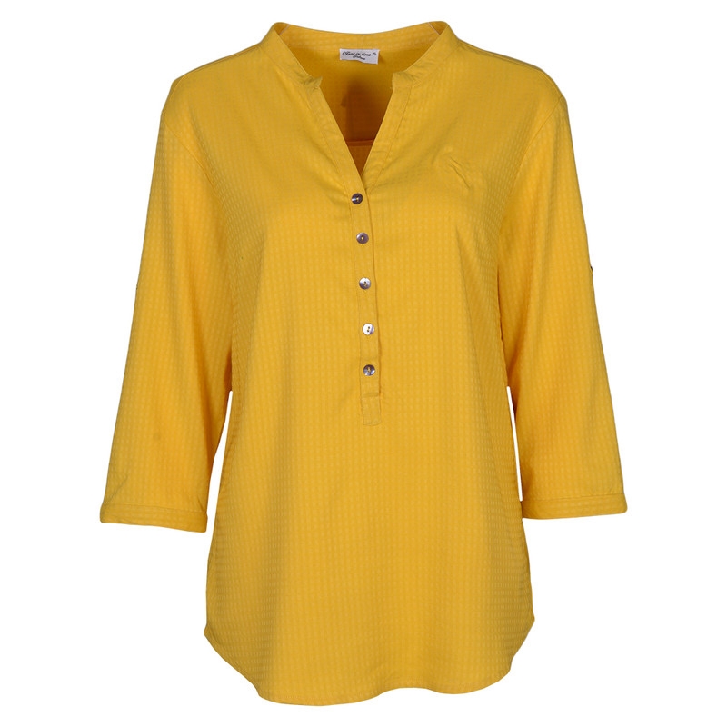 ALBION LADIES JUST IN-TIME TOP MUSTARD