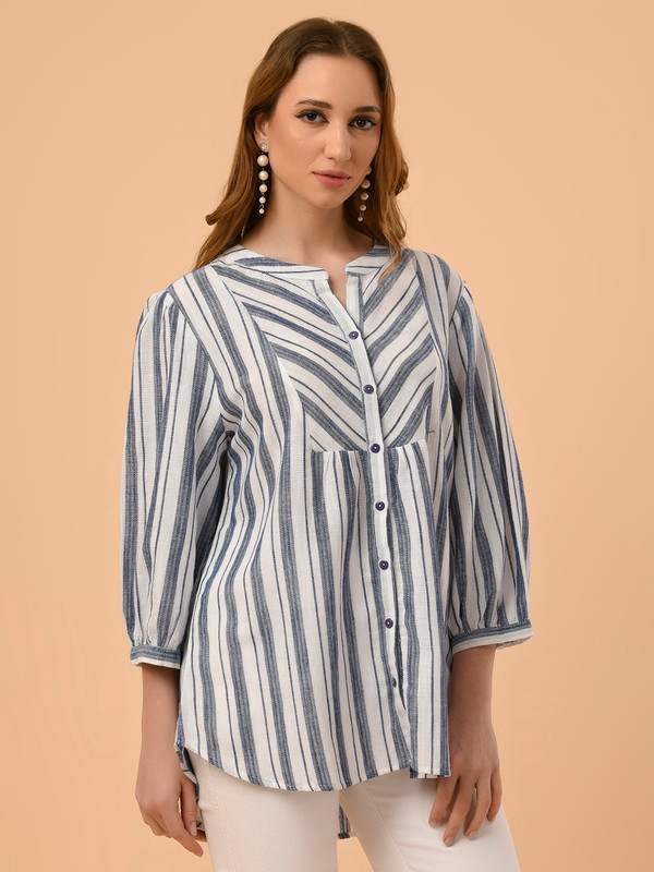 ALBION PREMIUIM JUST IN-TIME LINEN SLUB SHIRT