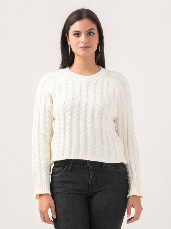 Albion Women Winter White Sweaters
