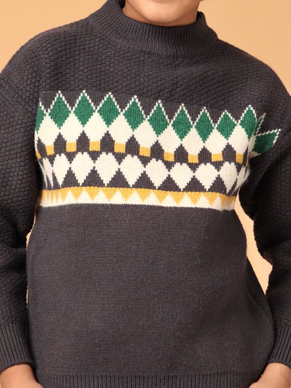 Albion By CnM Kids Boys GREY PULLOVER