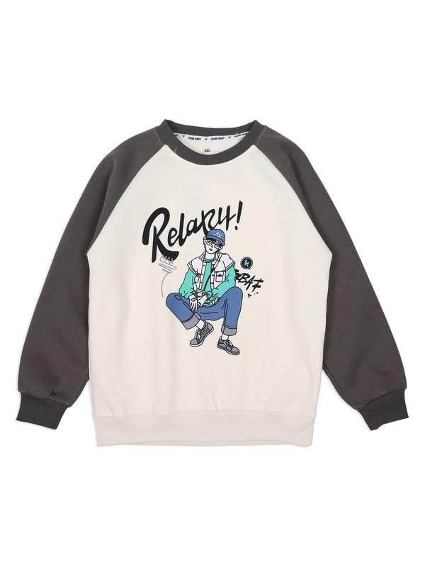Albion Kids Boys Black Sweatshirt