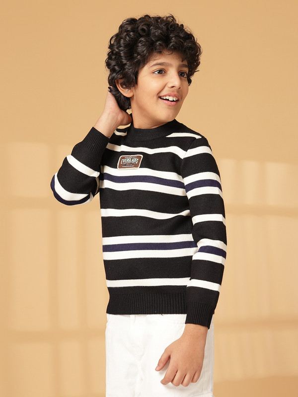 Albion By CnM Kids Boys BLACK PULLOVER