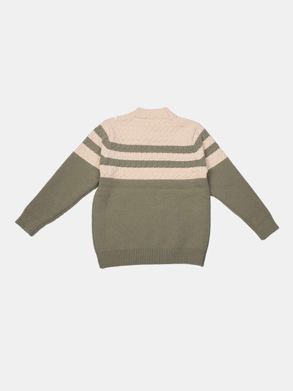 Albion Kids Boys Green Sweaters