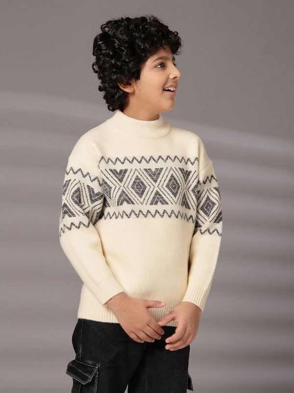 Albion By CnM Kids Boys CREAM PULLOVER
