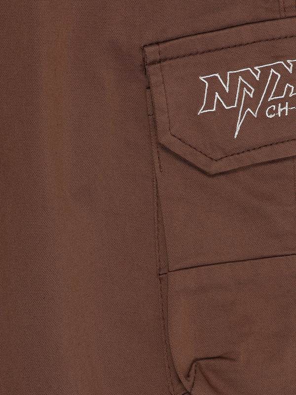 Albion Kids Boys Brown Casual Jogger