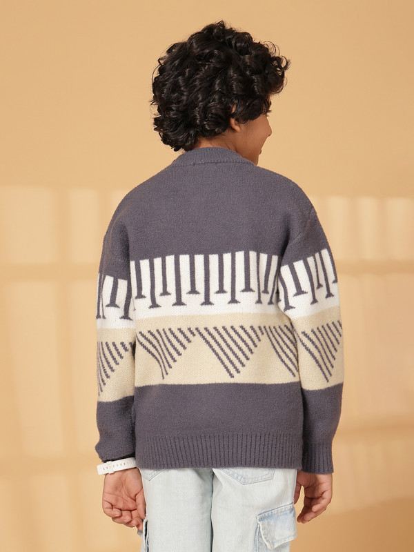 Albion By CnM Kids Boys GREY PULLOVER
