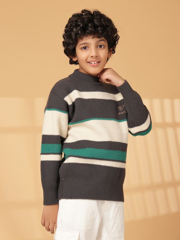 Albion By CnM Kids Boys GREY PULLOVER