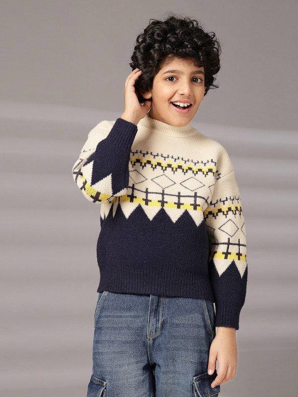 Albion By CnM Kids Boys NAVY PULLOVER