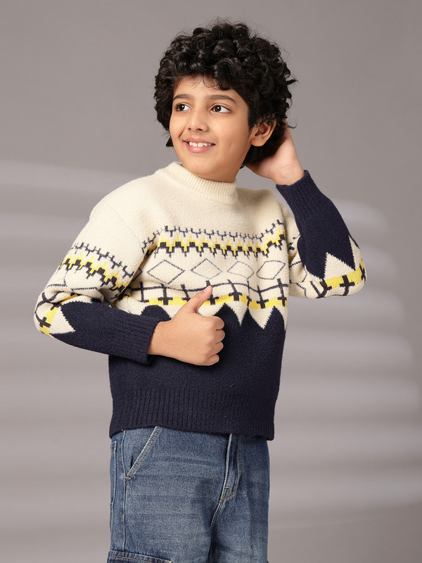 Albion By CnM Kids Boys NAVY PULLOVER