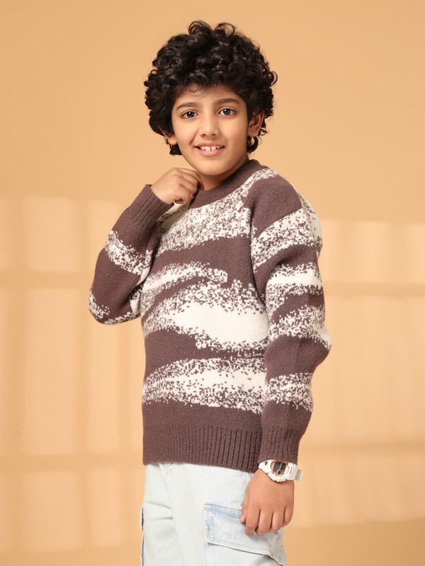 Albion By CnM Kids Boys BROWN PULLOVER