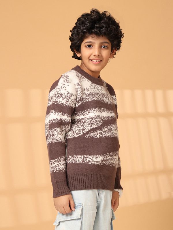 Albion By CnM Kids Boys BROWN PULLOVER