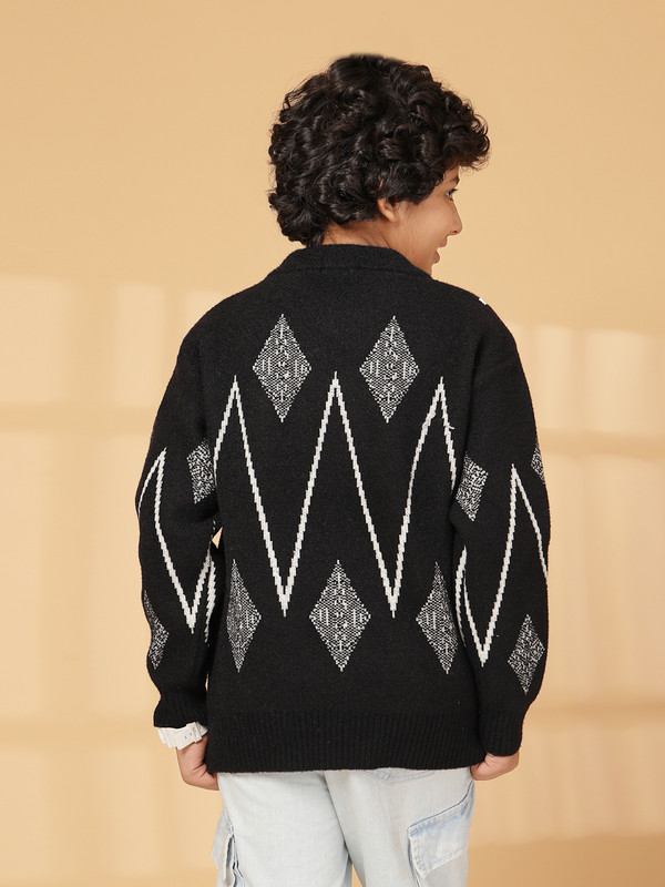 Albion By CnM Kids Boys BLACK PULLOVER