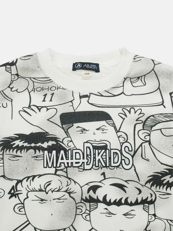 Albion Kids Boys White Sweatshirt