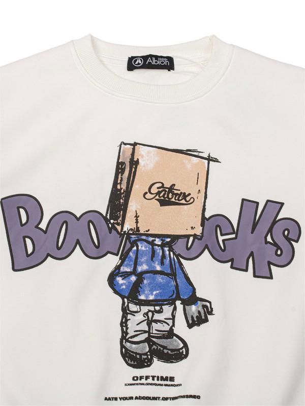 Albion Kids Boys White Sweatshirt