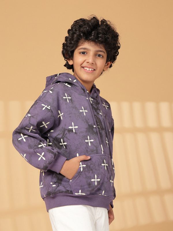 Albion By CnM Kids Boys PURPLE SWEATSHIRT