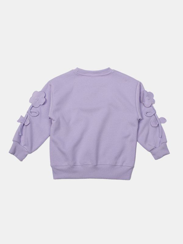 Albion Kids Girls Purpel Sweatshirt