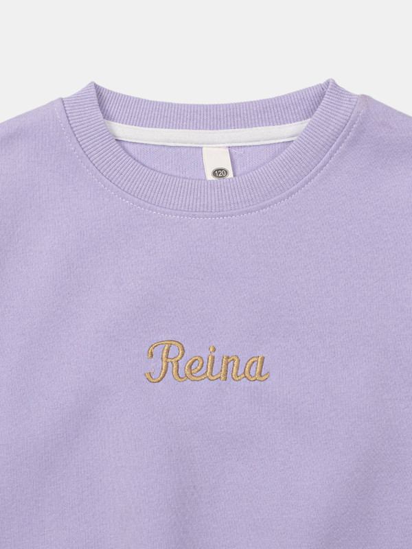 Albion Kids Girls Purpel Sweatshirt
