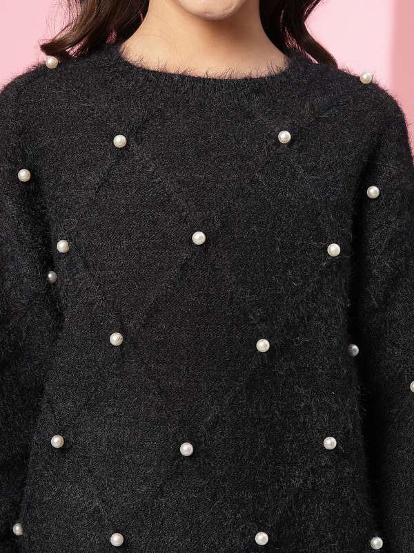 Albion By CnM GIRLS KIDS BLACK PULLOVER