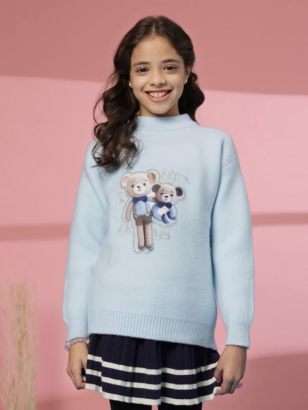 Albion By CnM GIRLS KIDS BLUE PULLOVER