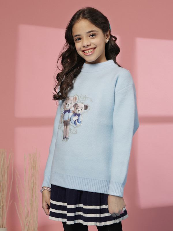 Albion By CnM GIRLS KIDS BLUE PULLOVER