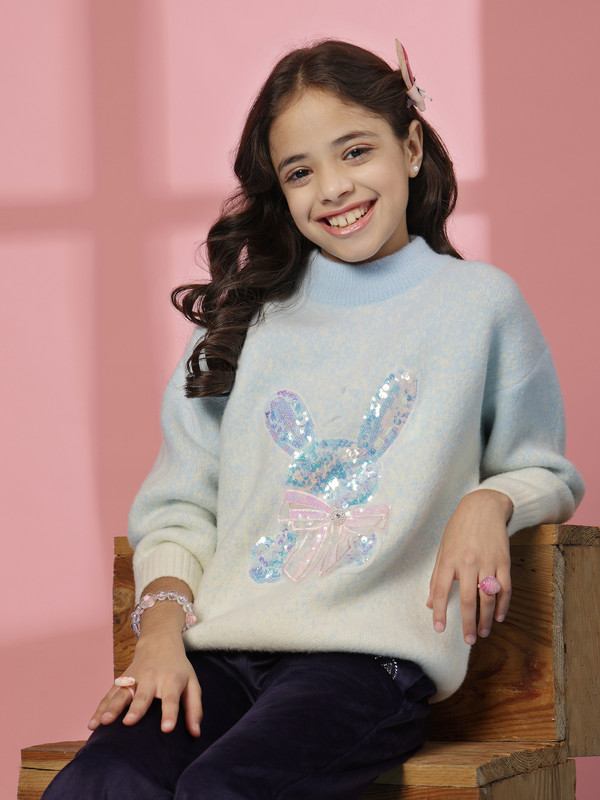 Albion By CnM GIRLS KIDS BLUE PULLOVER