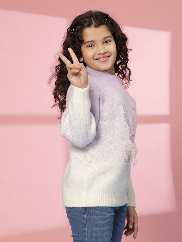 Albion By CnM GIRLS KIDS PURPLE PULLOVER