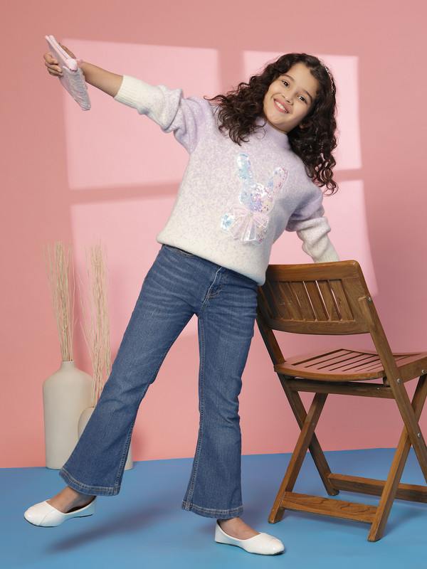 Albion By CnM GIRLS KIDS PURPLE PULLOVER
