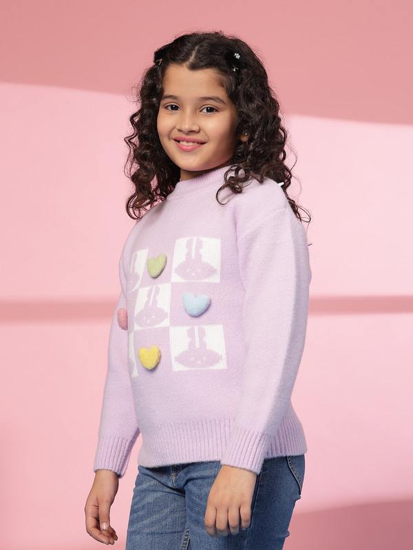 Albion By CnM GIRLS KIDS PURPEL PULLOVER