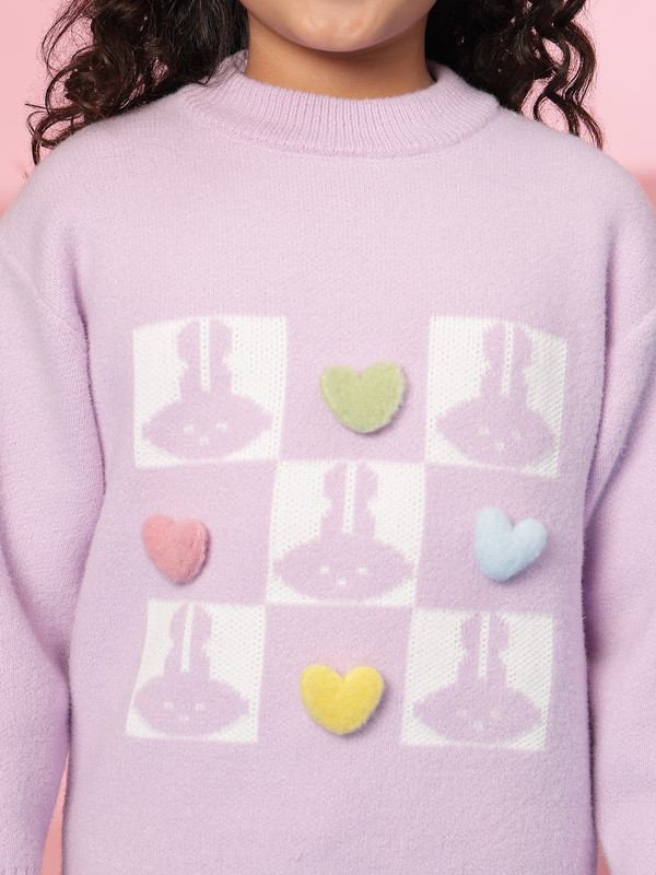 Albion By CnM GIRLS KIDS PURPEL PULLOVER