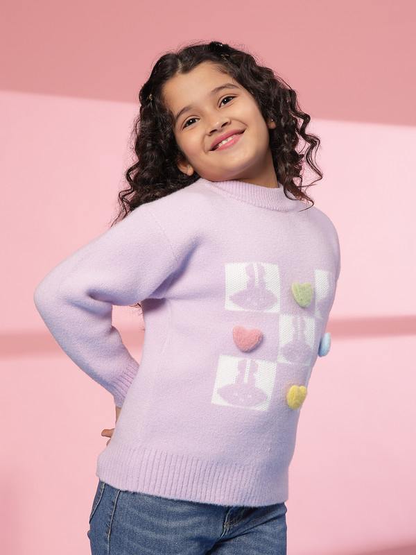 Albion By CnM GIRLS KIDS PURPEL PULLOVER