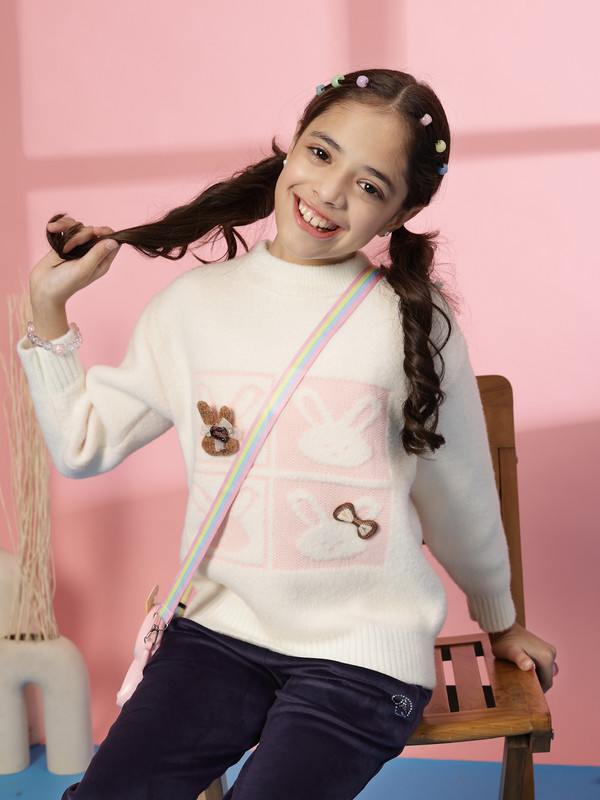 Albion By CnM GIRLS KIDS PINK PULLOVER