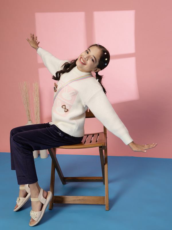 Albion By CnM GIRLS KIDS PINK PULLOVER
