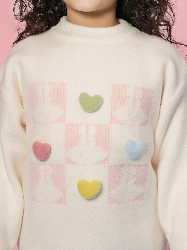 Albion By CnM GIRLS KIDS WHITE PULLOVER