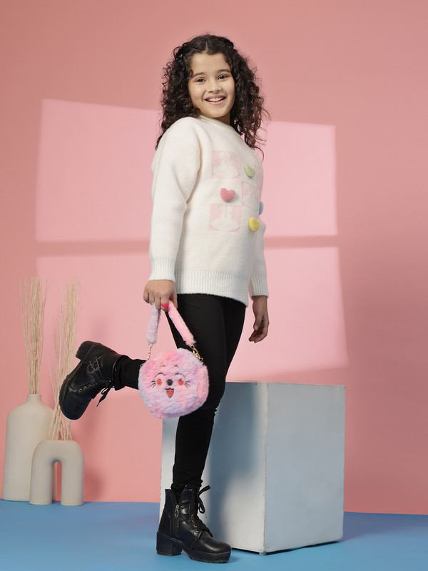 Albion By CnM GIRLS KIDS WHITE PULLOVER
