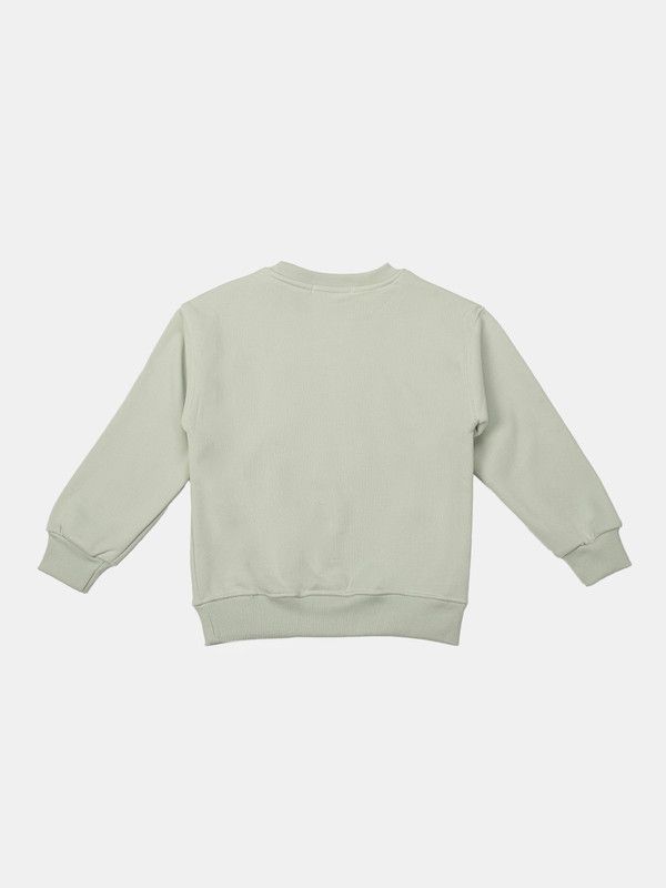 Albion Kids Girls Green Sweatshirt