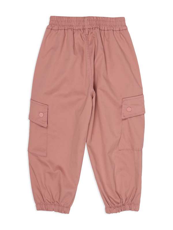 Albion Kids Girls Peach Casual Jogger