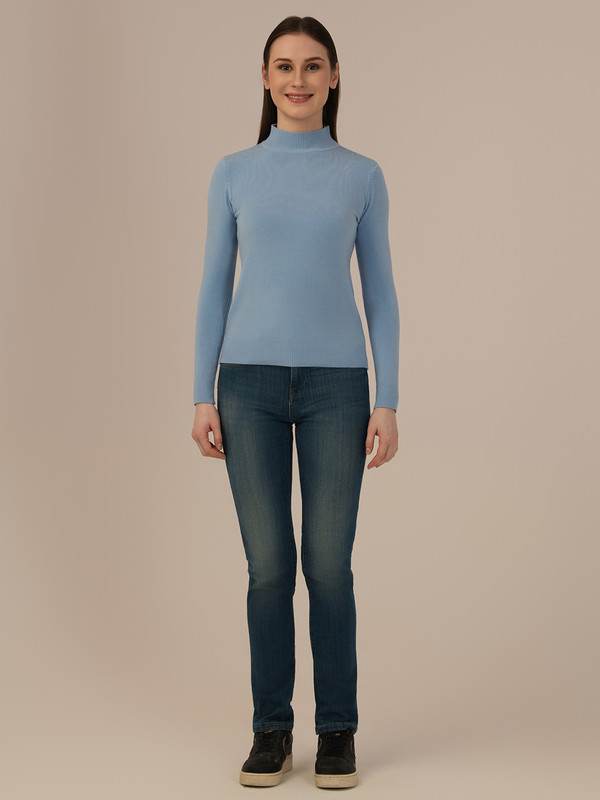Albion Casual New Blue Winter Sweater