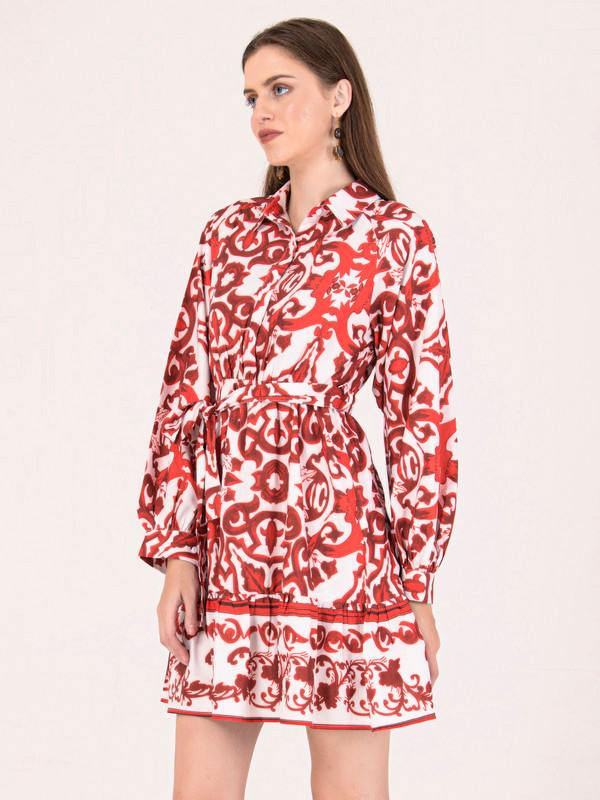 Albion Women Red Smart Dress