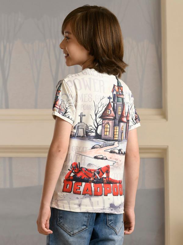 ALBION PREMIUM BOYS NAPOLEON PRINTED (DEADPOOL) T-SHIRT